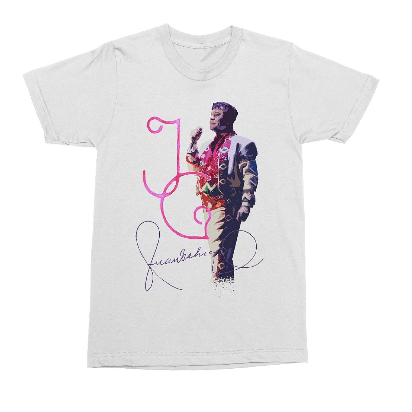 Juan Gabriel Watercolor White T-shirt
