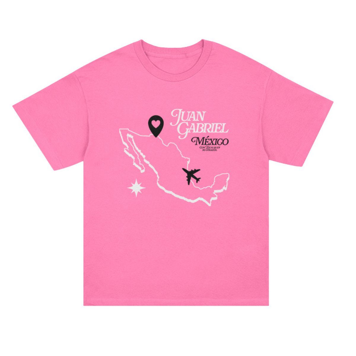 Camiseta con mapa