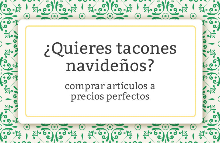 Quieres tacones navideños?