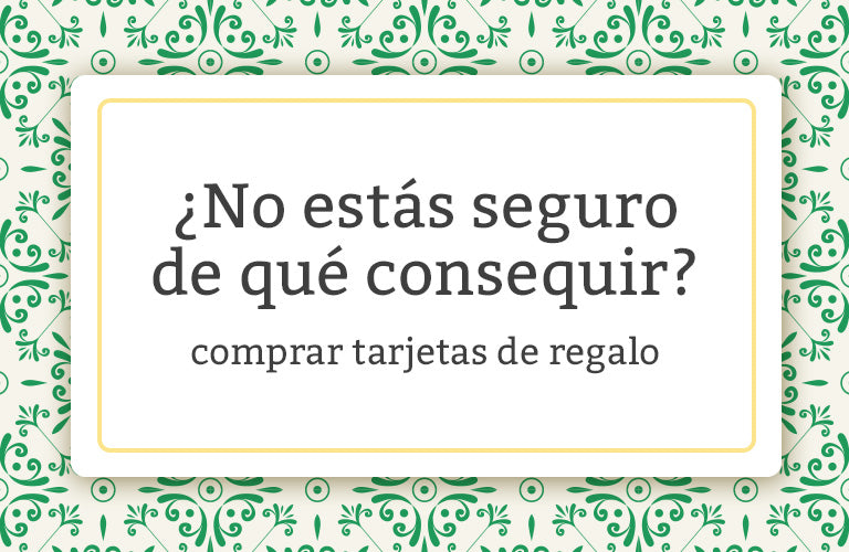 Comprar tarjetas de regalo