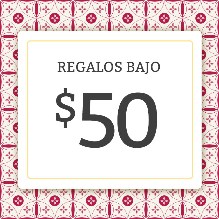 Regalos bajo $50
