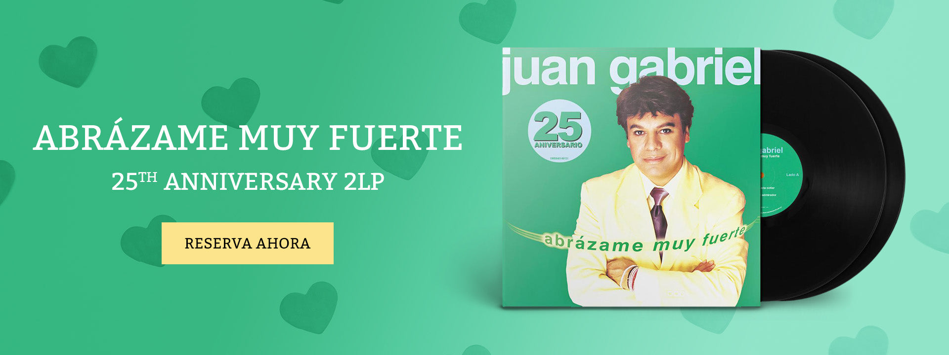 Abrazame Muy Fuerte 25th Aniversario 2LP Reserva Ahora