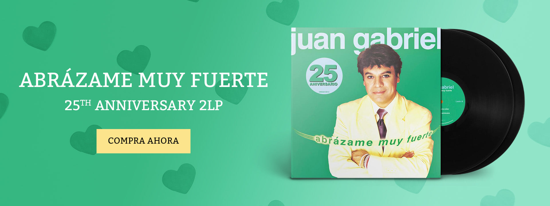 Abrazame Muy Fuerte. 25th Anniversary LP. Compra Ahora