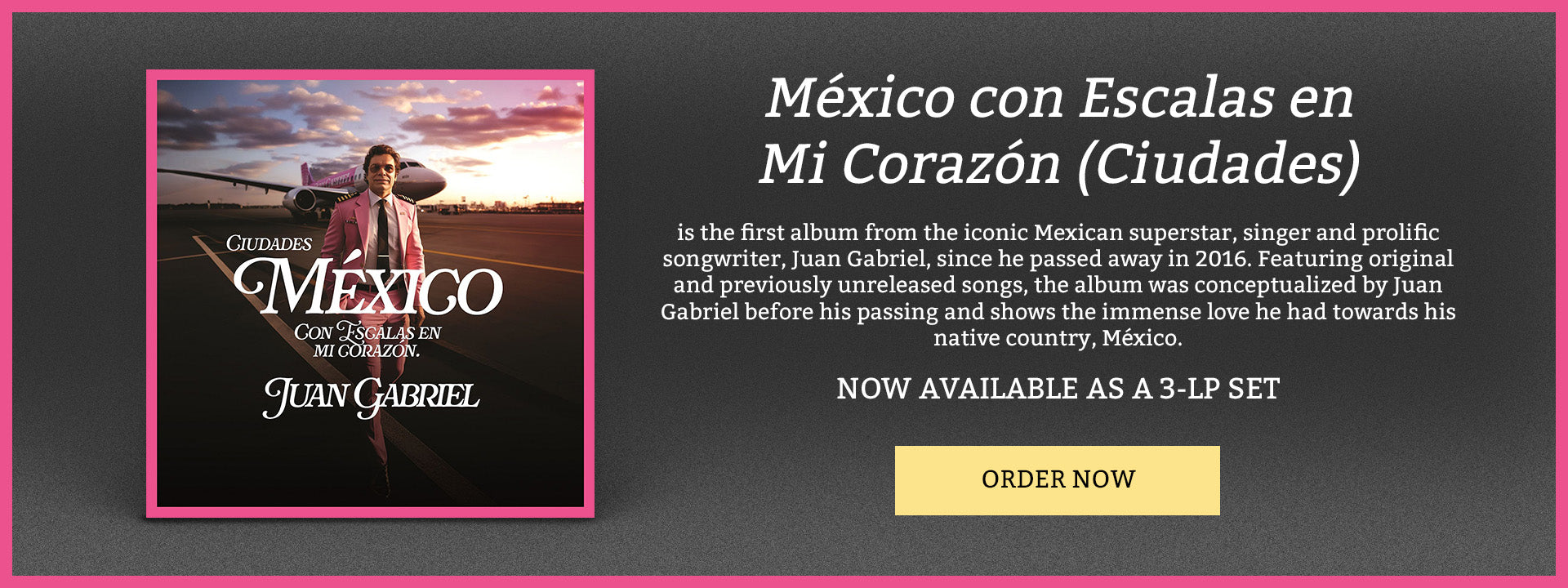 México con Escalas en Mi Corazón (Ciudades). Now available as a 3 LP set. Order now.