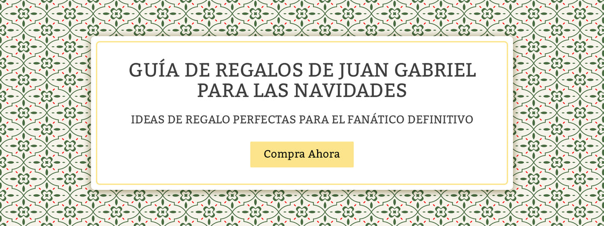 Guía de regalos de Juan Gabriel para las navidades