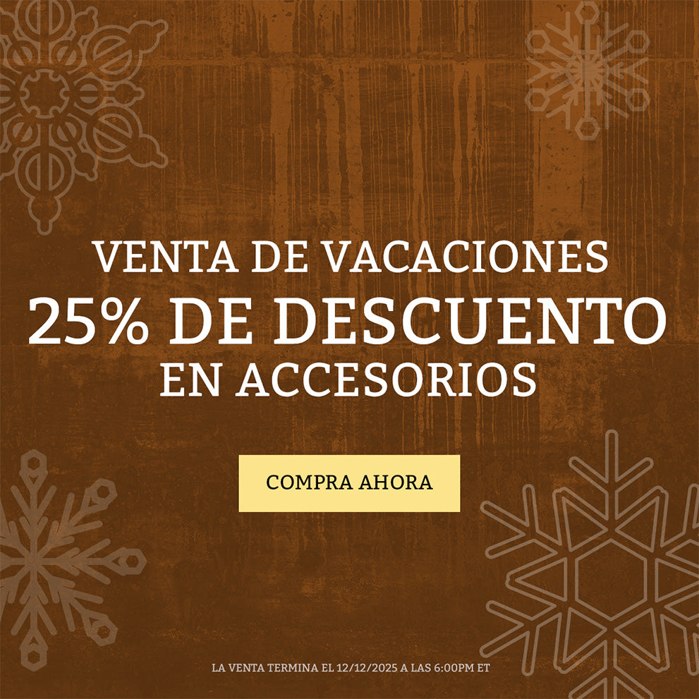 Venta de vacaciones 25% de descuento en accesorios compra ahora