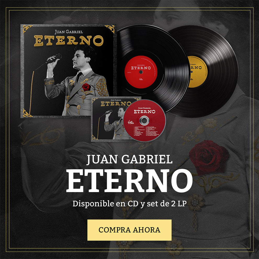 Juan Gabriel eterno disponible en CD y set de 2 LP